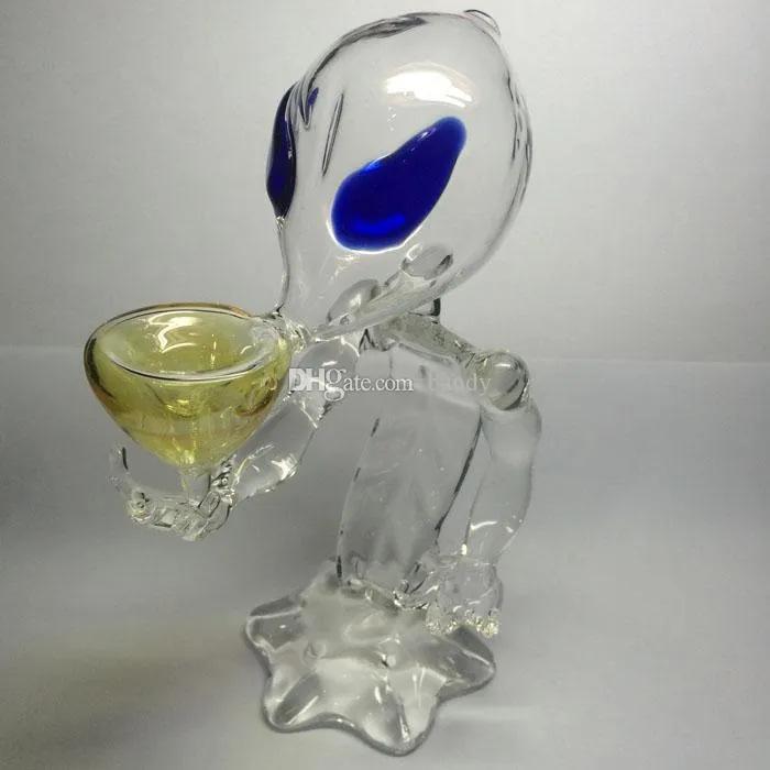 Wholesale Green Alien Glass Smoking Pipe With 18cm Height And G Spot Design  Included From Pengxiaoju11, $15.37